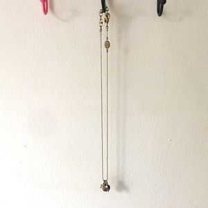 Lucky Brand Gold "Karma" Charm Necklace